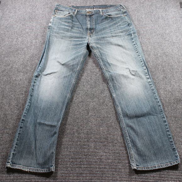 Levi's Other - Levis 514 Jeans Mens 38x32 Blue Straight Faded Distressed